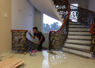 Báo giá cầu thang nhôm đúc tại Bình Dương