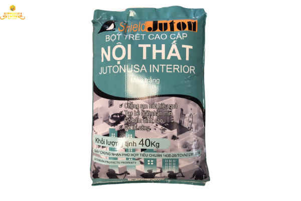 Bột trét tường nội - ngoại thất juton màu trắng